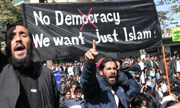 No-democracy-we-want-just-islam